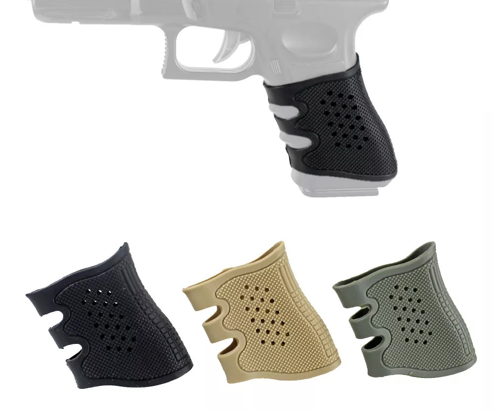 BD Tactical Pistol Rubber Grip Glove Anti-Slip for Glock BK
