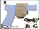 EM CP Style GLOCK Gun Clip Holster DE / TAN