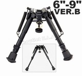 Harris Type Sling Swivel Stud Spring Eject Bipod 6"-9" VER.B