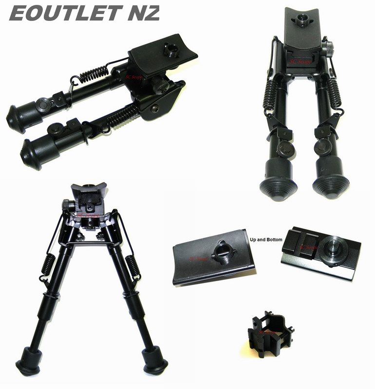 Vector Optics Harris Type 6-7.5\" Bipod w/Multi Adaptors