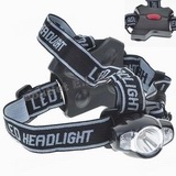 Q3 CREE LED 2 Mode 3xAA Headlamp Torch w/Red Tail