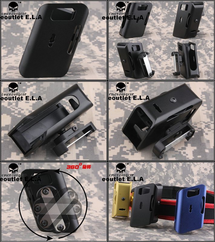 Emerson Aluminum IPSC Speed Magazine Pouch (Black)