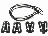 B.Dragon Molle ITW Web Dominator 4pcs Set Black