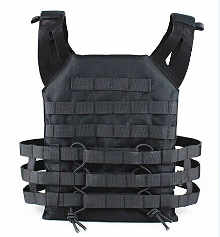 T.F JPC Jump Plate Carrier Tactical Vest Black