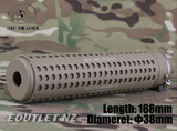 BD KAC Style QD Silencer with QD Flash Hider DE -unmark-