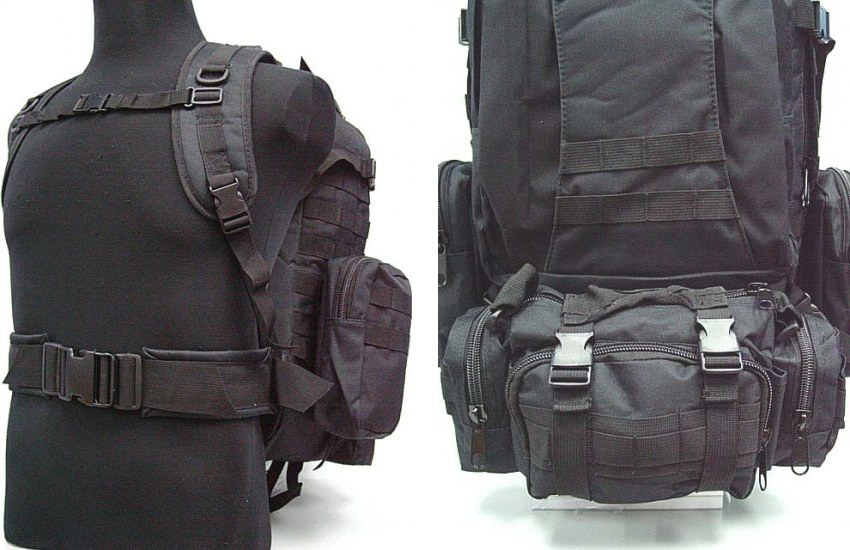 USMC LARGE Tactical Assault Hunting Backpack BLK
