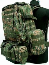 USMC LARGE Tactical Assault Hunting Backpack DWOOD