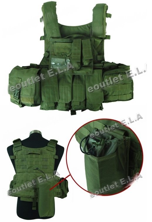 US Navy Seals Tactical Molle LBT 6094 Vest OD