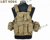 US Navy Seals Tactical Molle LBT 6094 Vest TAN