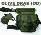 US MILITARY TACTICAL LEG WAIST ACCESSORIES BAG OD