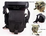 TACTICAL LEG BAG WAIST BAG - BLACK