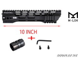 HSR 10" M-LOK Free Float Quad Rail Handguard for M Series AEG w/