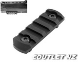 M-LOK 5 Slot Picatinny / Weaver Tactical Rail Panel for MLOK