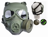 M04 Gas Mask Style Mask w/ Vent Fan (Army Green)