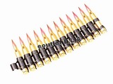 BA 5.56mm Dummy Ammo Bullet Belt For M249 (Gold)