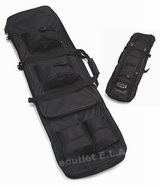 MC 100cm Dual Rifle Carrying Case Gun Bag Black