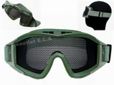 Airsoft Fogless Metal Mesh Goggle -- OD