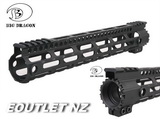 BD MI Style M-LOK Lightweight 12.5" Handguard BK