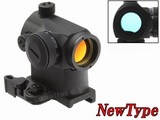 ACTION Micro T-1 R/G Dot Sight Scope w/ QD High Mount