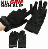 QUALITY! Tactical Non-Slip Lightweight Assault Gloves Black