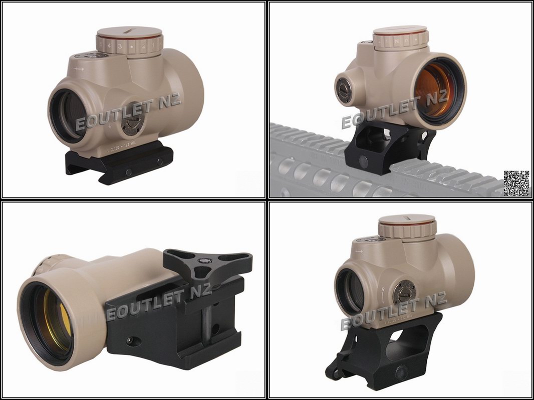 Action MRO Style Holographic Red Dot Sight Scope w/2 Mount DE/TA