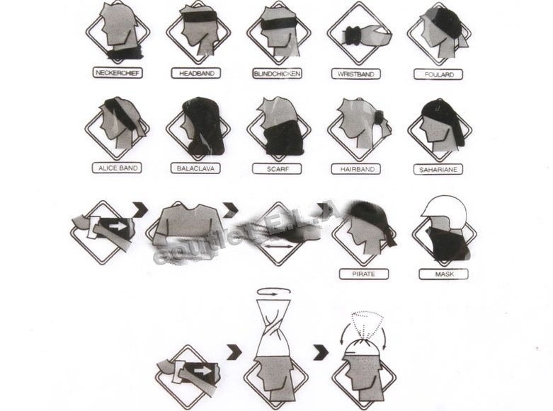 Emerson Multi Purpose Wrap Scarf Face Mask A-TACS