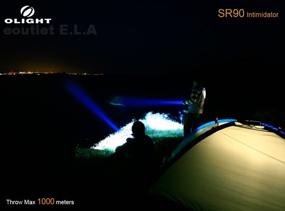 Olight SR90 Intimidator SST-90 2200 Lumens LED Flashlight