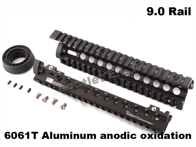 DD 9.0\" Detachable Handguard Float Rail System
