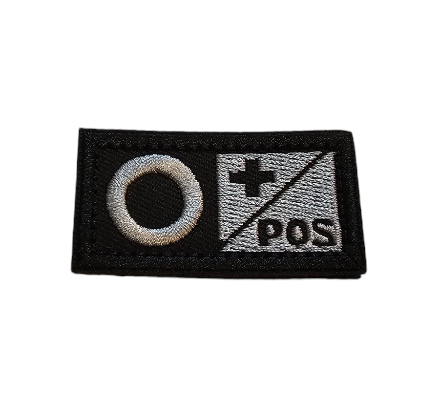 Patches ID - Blood Type Patch BK - Blood Type: O+