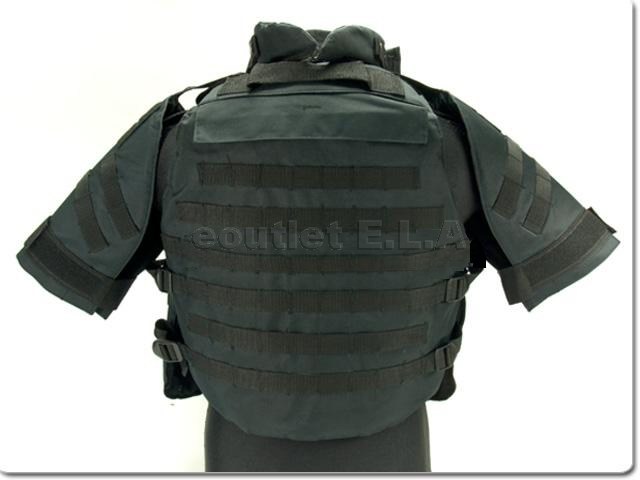 OTV Body Armor Tactical MOLLE Vest - BLACK