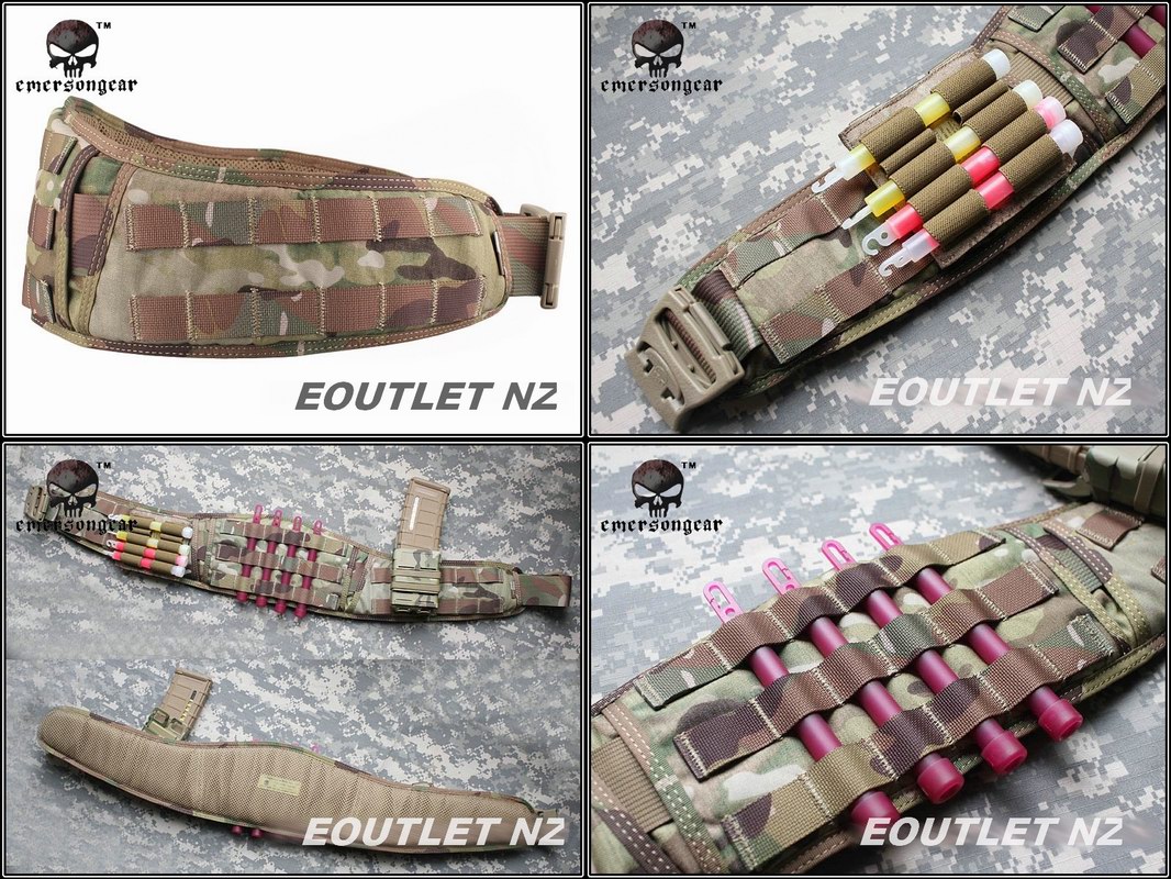 EMERSON MOLLE Padded Battle / Load Tactical Belt - Multicam