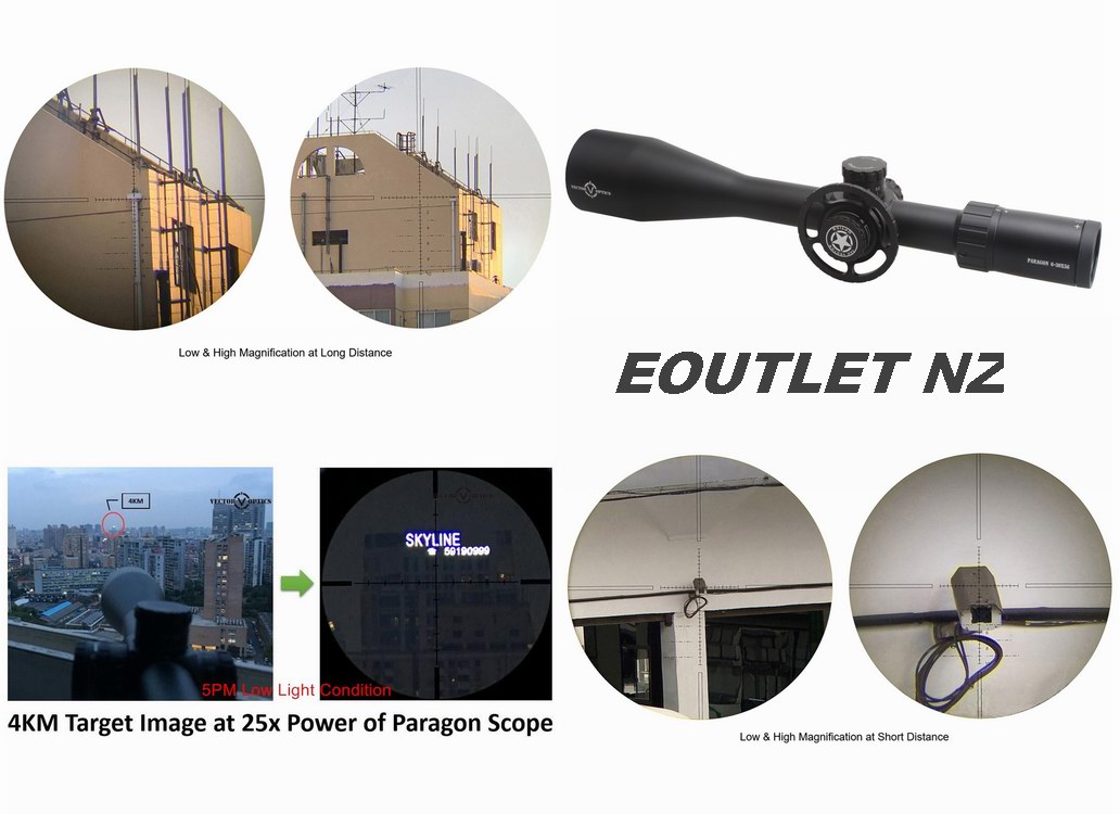 Vector Optics 6-30x56mm Paragon Tactical Sniper Riflescope GENII