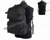 Patrol 3-Day MOLLE Tactical Assault Backpack Black