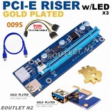 DELUXE! VER009S PCI-E Riser Card 6 PIN Power For GPU Mining