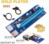 6X DELUXE! VER009S PCI-E Riser Card 6 PIN Power For GPU Mining