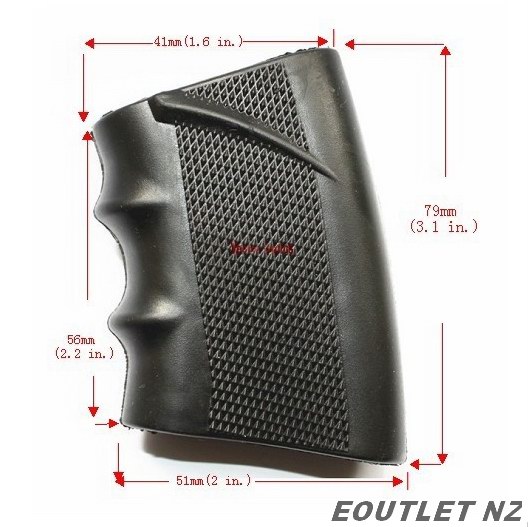 Vector Optics Pistol Rubber Grip Cover Sleeve Anti Slip Black