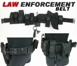 LAW ENFORCEMENT Deluxe Police DUTY BELT Set