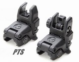 BD PTS MBUS Back-Up Sights Set Black