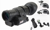 PVS-14 NVG Style 3x Magnifier Scope w/ Laser BK