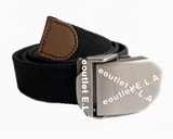 QUALITY Buckle Military Surplus Belt in BLACK