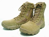 QUALITY! Tactical Military SWAT Zipper Boots [TAN] EU41