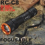 Romisen RC-C8 CREE LED 3M Zoomable Focus Torch