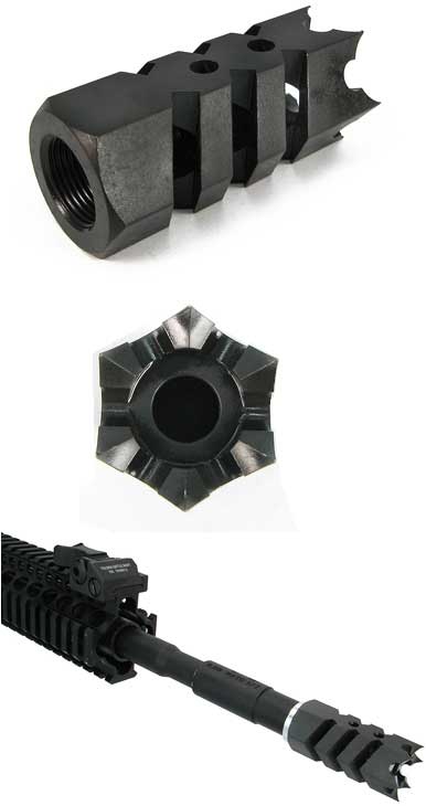 Airsoft Shark Muzzle Brake Flashhider (14mm Neg)