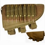 Shotgun/Rifle Stock Cheek Pad Ammo Pouch CB