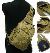 Tactical Utility Gear Shoulder Sling Bag 1000D Tan S