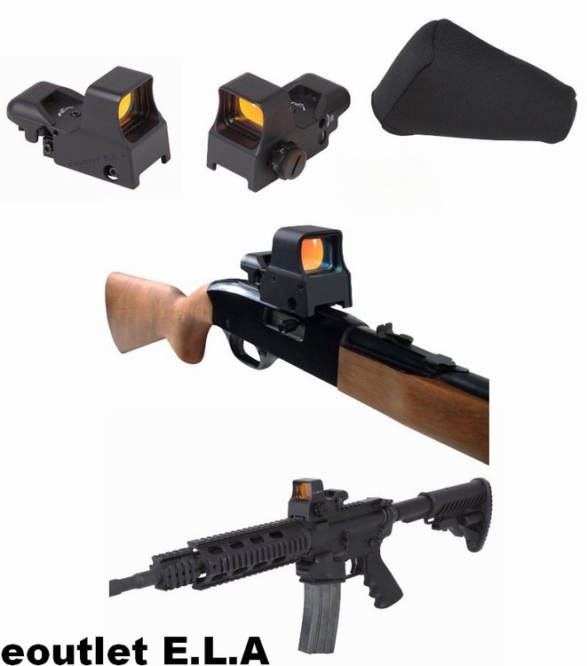 X-800 Reflex Sight with 4 Reticle Patterns Red Dot