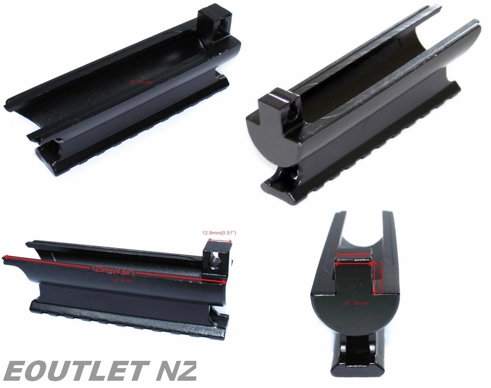 SKS Mount Shock Proof Steel See Through Steel Picatinny Rail SKS
