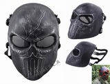 SKULL PUNISHER Wargame Airsoft Full Face Mask S+B