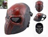 SKULL PUNISHER Wargame Airsoft Full Face Mask R+B