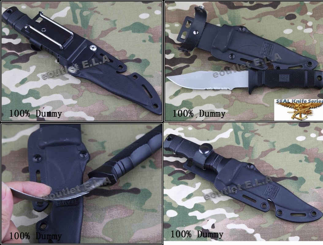 Emerson SOG M-37 SEAL PUP type Knife Dummy BK